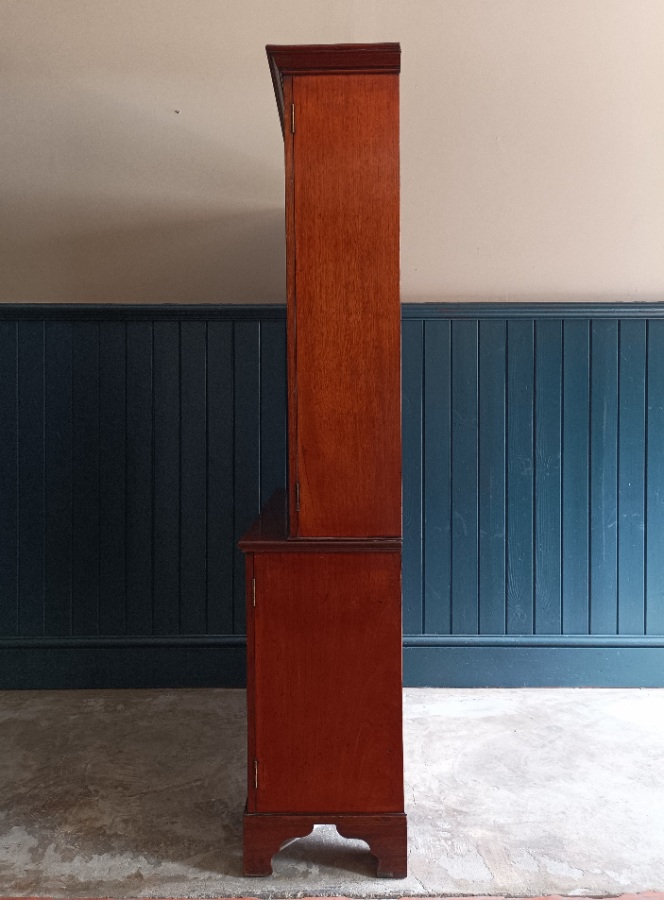 19th Century Mahogany Display Cabinet Bookcase (3).jpg